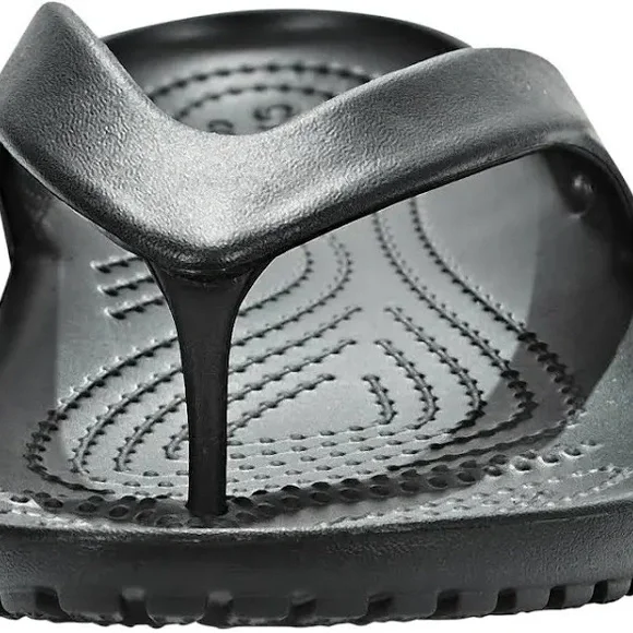 CROCS Kadee II Flip New w/ Tags - Black Size 8 - Picture 2 of 9
